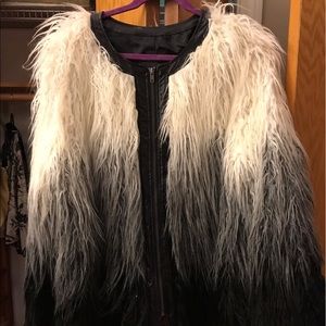 Lane Bryant faux fur jacket