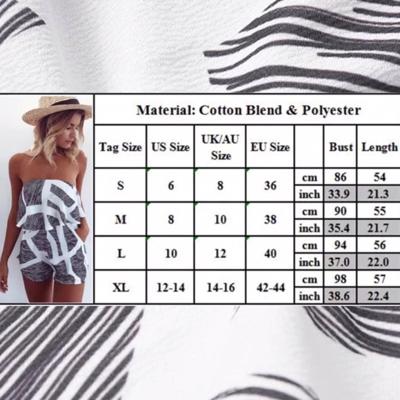 🆕 AVERY Strapless Romper - Picture 3 of 8