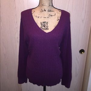 Merona cable knit sweater