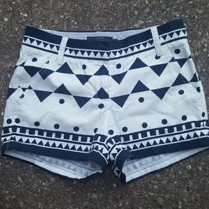 J. Crew Chino Classic Shorts in Tribal Print