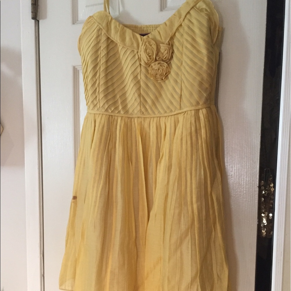 Yellow party dress