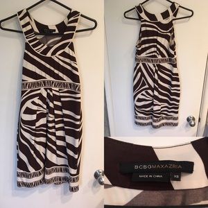 BCBG zebra style dress
