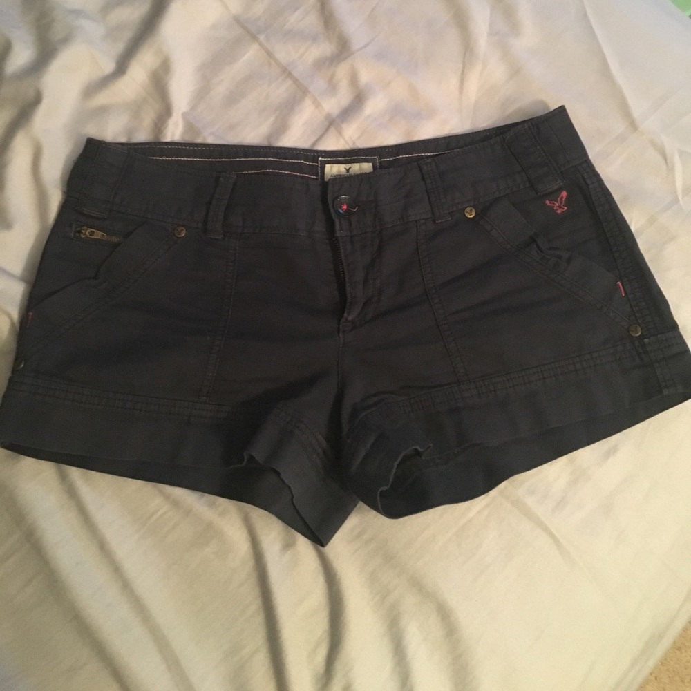 Navy blue American Eagle shorts