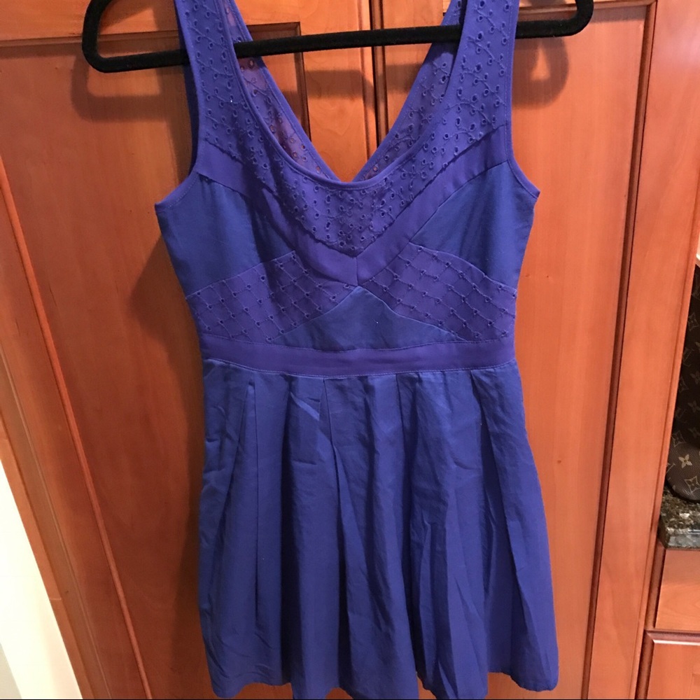 American eagle royal blue dress