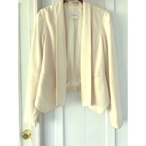 Aritzia Babaton off-white tuxedo jacket size 4