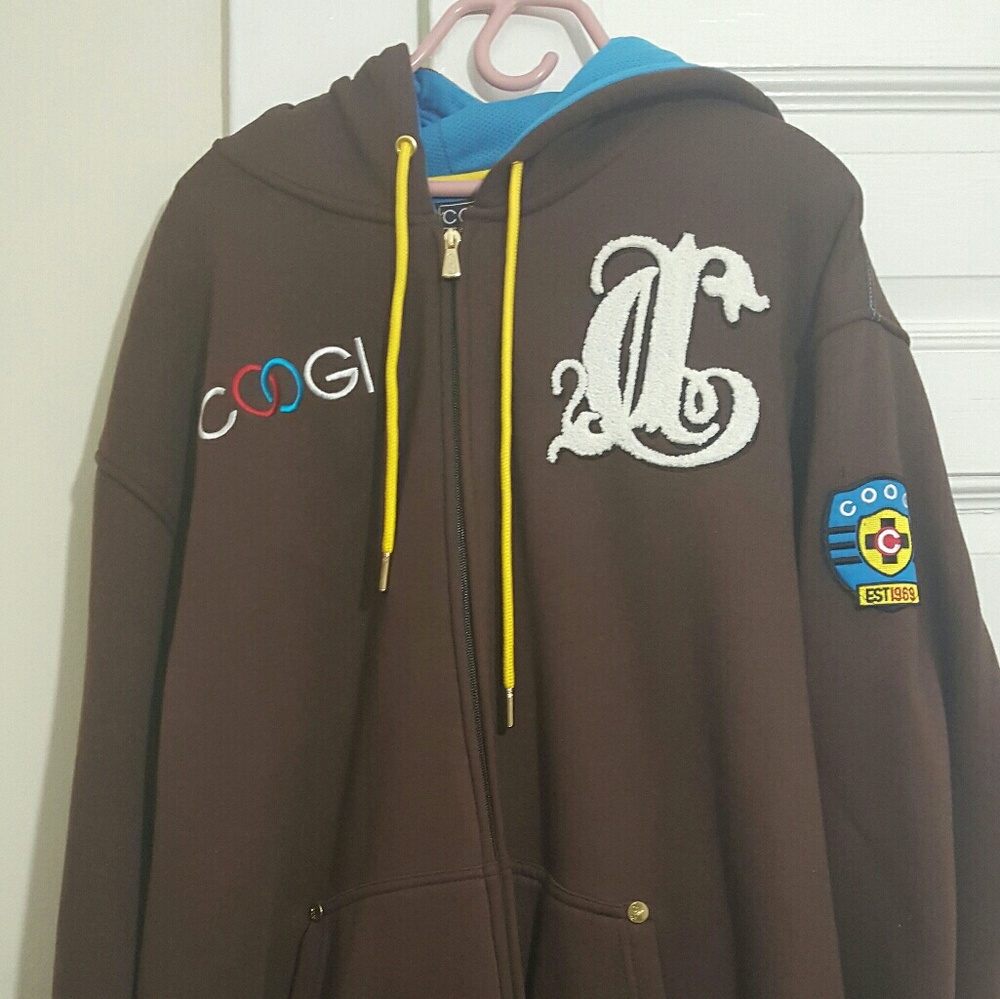 Coogi Full Zip Hoodie XXXL