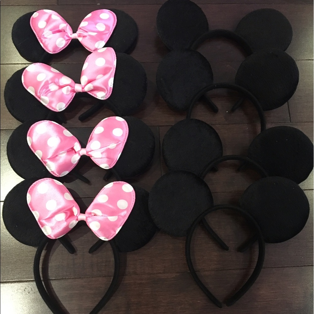 Brand new Minnie and Mickey Mouse ear headbands