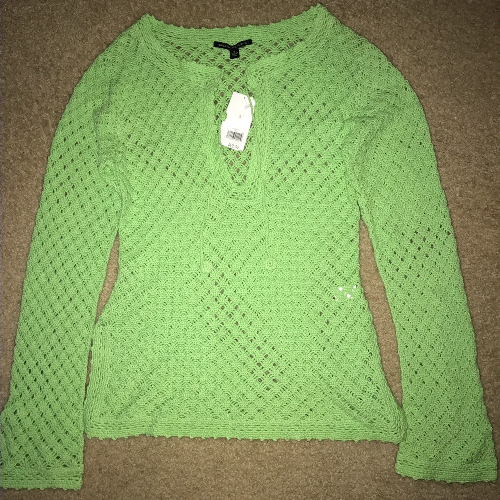 Crochet Long Sleeve Top