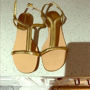 Zara Gold Sandals