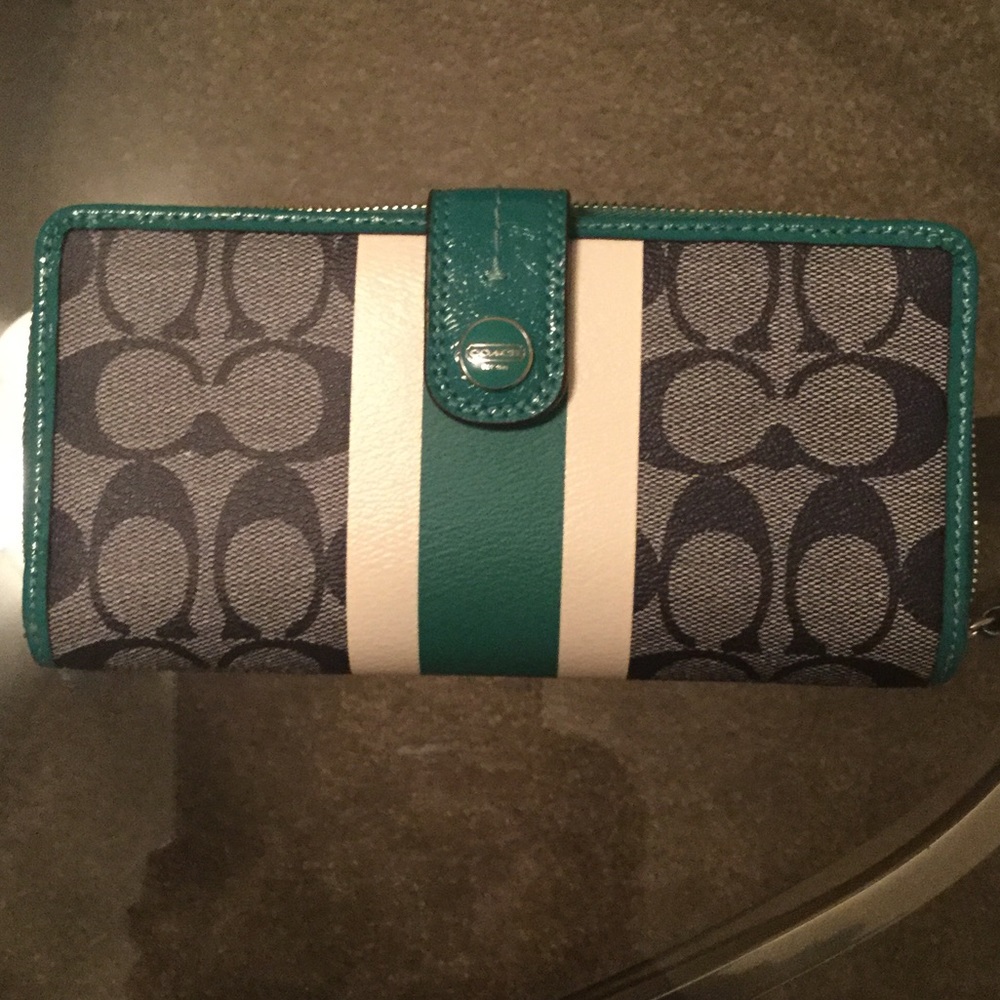 Coach signature wallet