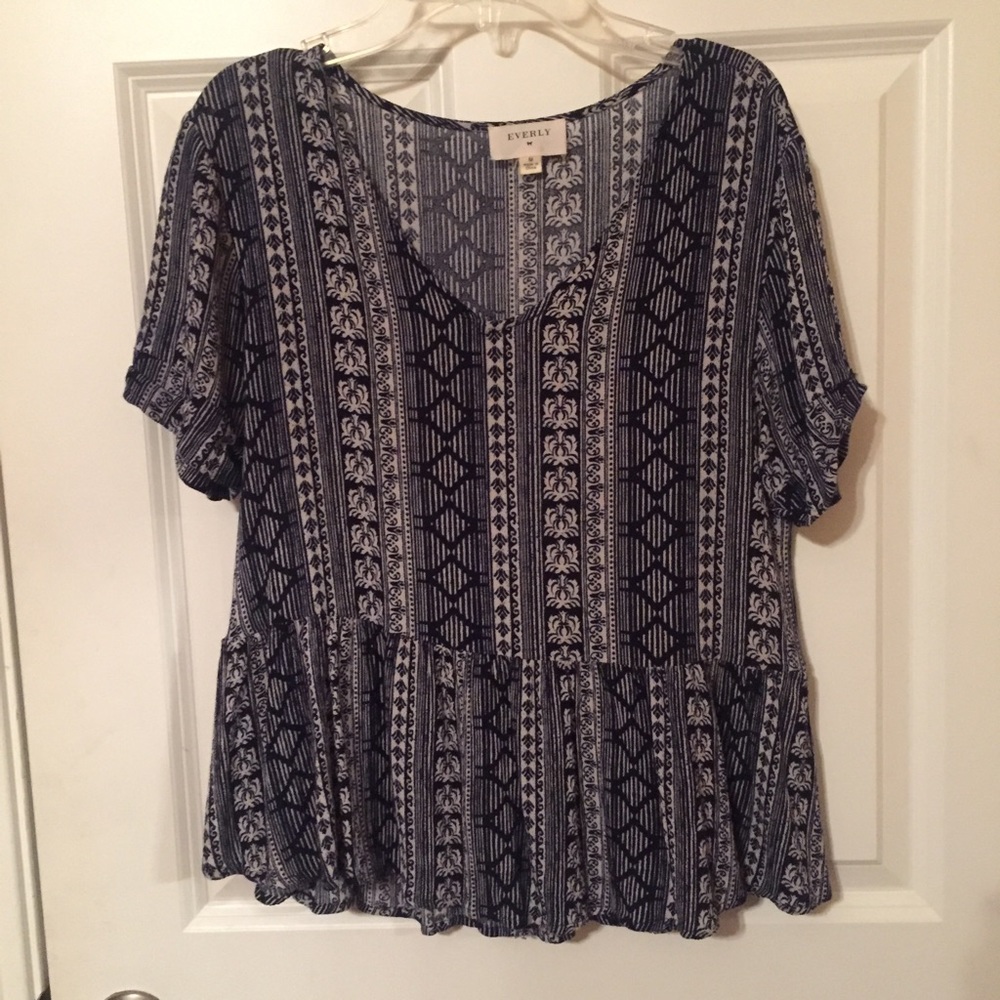 Boutique peplum top