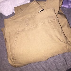Caramel color skinny pants