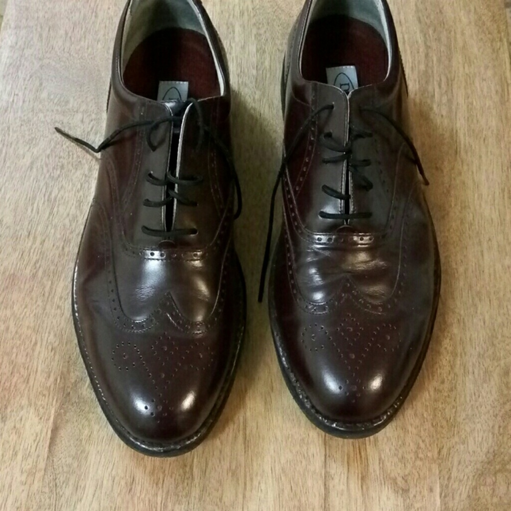 Men's Dark Brown Rockport Leather Shoes