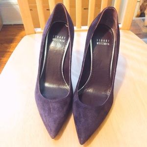 Stuart Weitzman suade heel