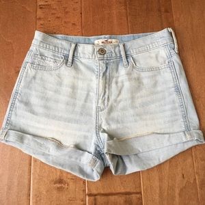 Hollister High waisted denim shorts