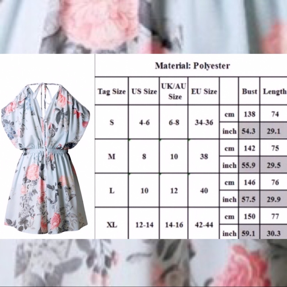 🆕 JESSIE Floral Flirty Romper - Picture 7 of 8
