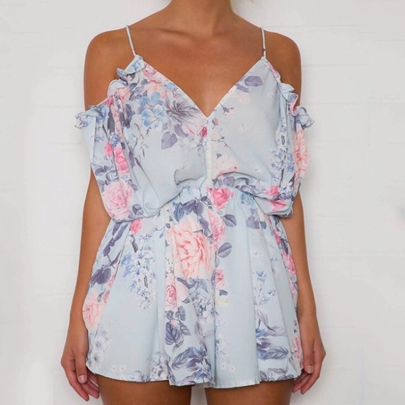 🆕 JESSIE Floral Flirty Romper - Picture 4 of 8