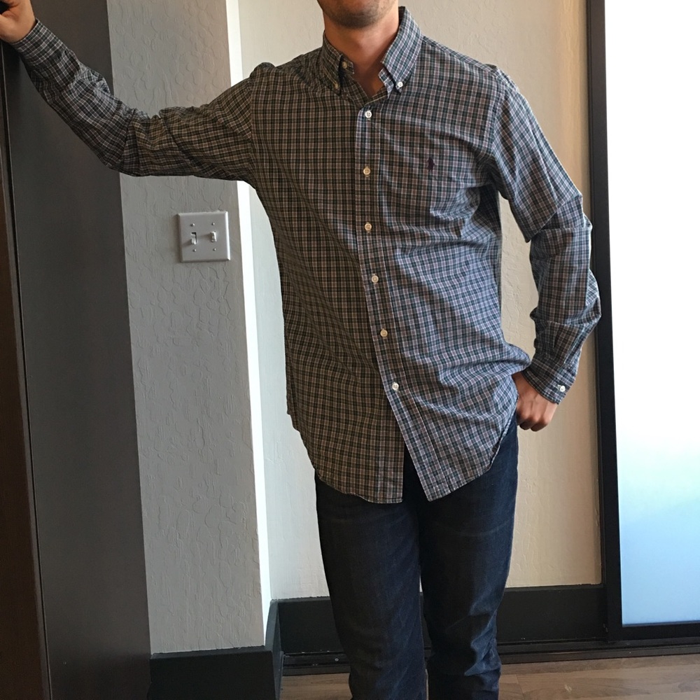 Ralph Lauren Men's Plaid Button Down