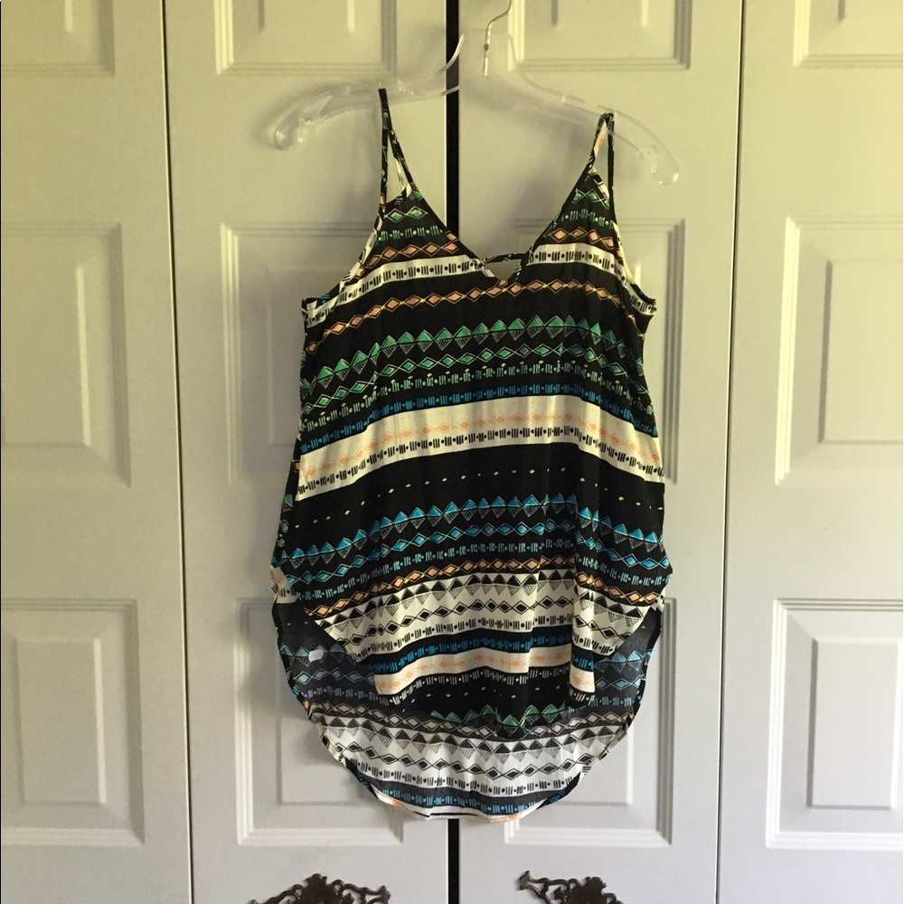 Lush Aztec Print Tank