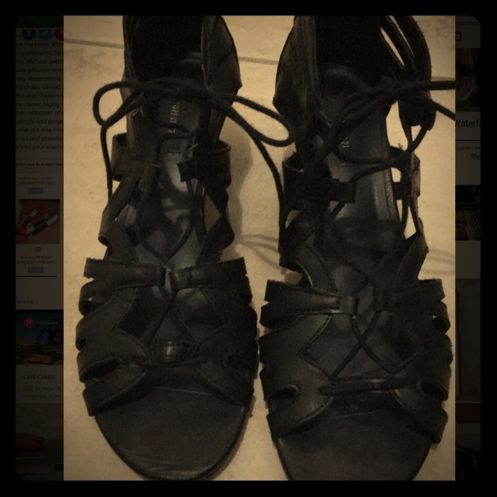 Black sandals