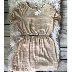 NWT Banana Republic Cream Circle Print Dress