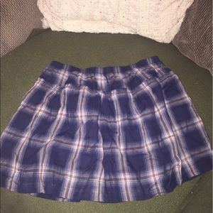 Hollister plaid mini skirt