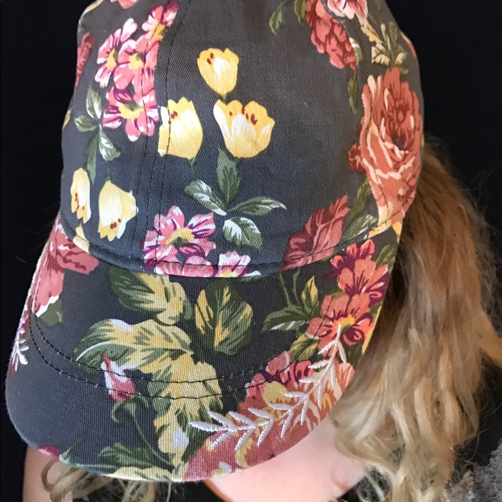 Floral Print Ballcap