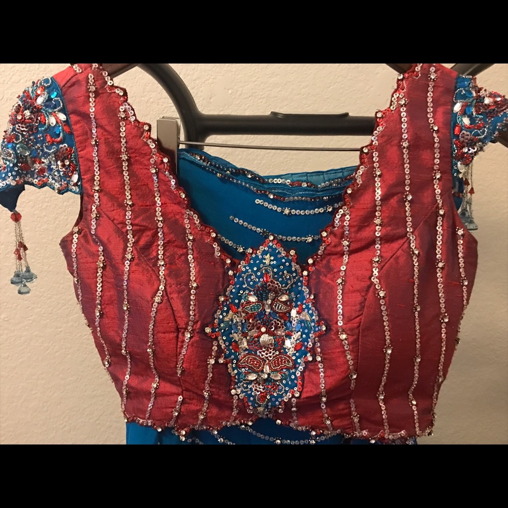 Indian sari dress outfit