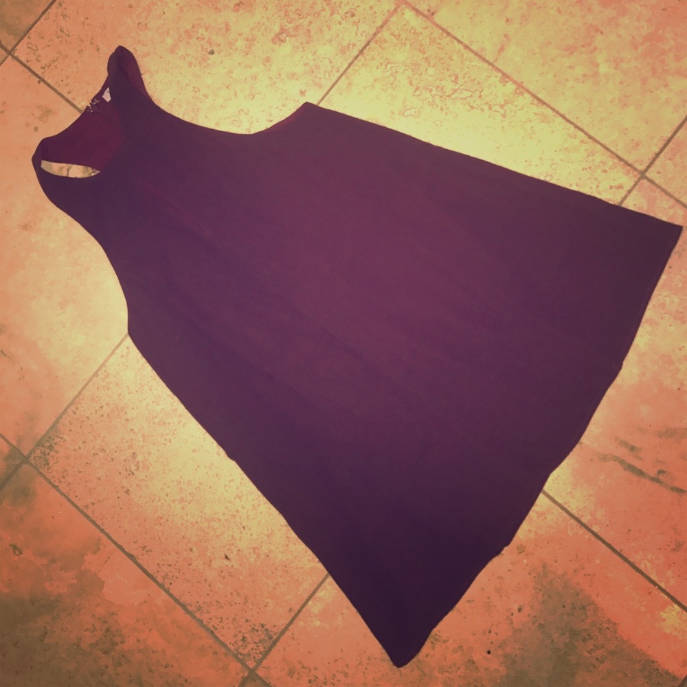 TOBI Burgundy Shift Dress NWOT
