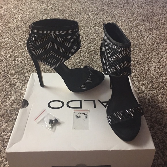 Aldo Shoes - Aldo Black Sequin heels