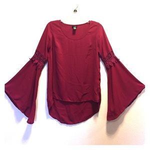 Long sleeve blouse