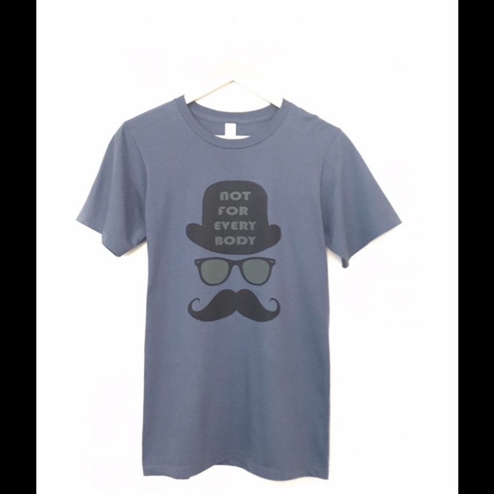 BTF 🎩Hipster Hat Glasses Mustache Custom T-Shirt