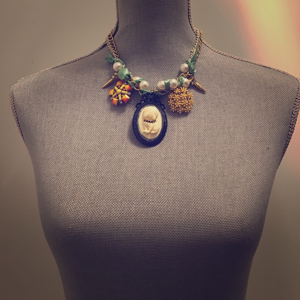 Betsey Johnson Bulldog Necklace