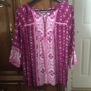 Purple tunic top. JUST reduced