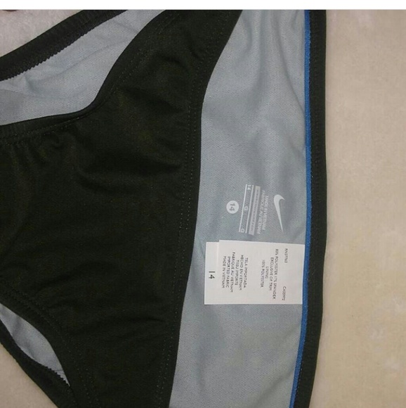 Nike swim wear bottom(dark army color) - Picture 2 of 5