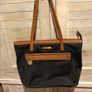 Michael Kors Kempton small nylon tote, black