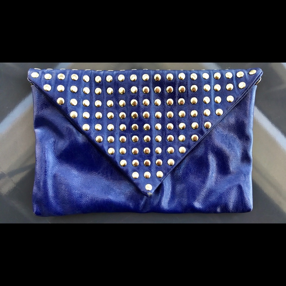 Steve Madden Royal Blue Clutch/ Shoulder Bag