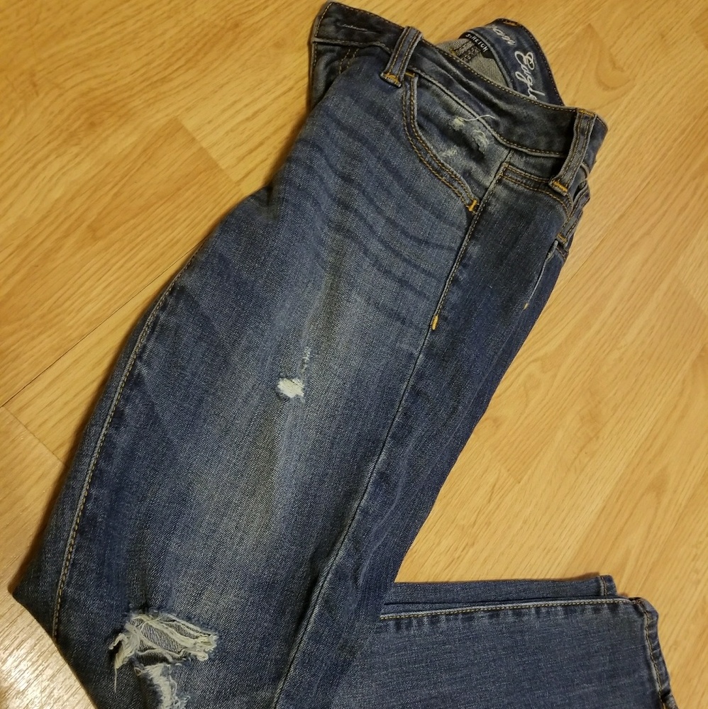 American Eagle, Ankle, Zip Up Jeggings