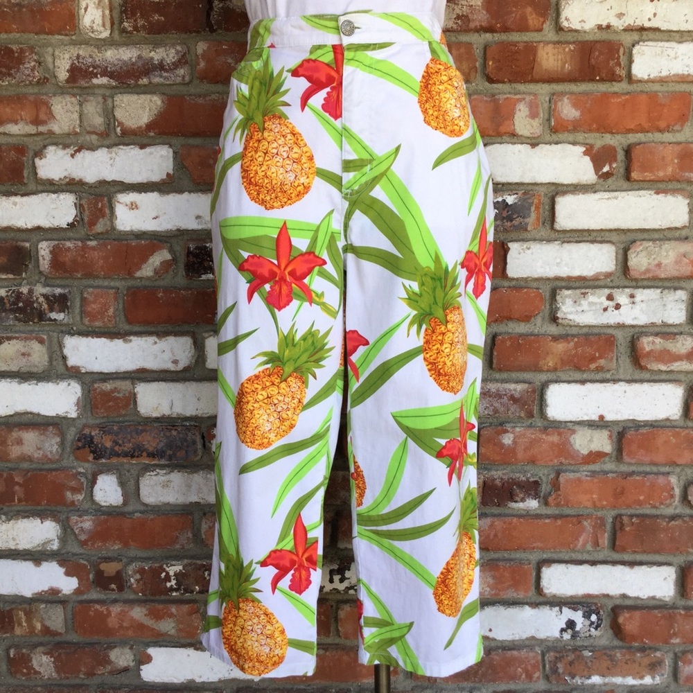 Aloha! Adorable Stretch Pineapple Pants!