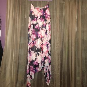 Plus Size High/Low Floral Dress