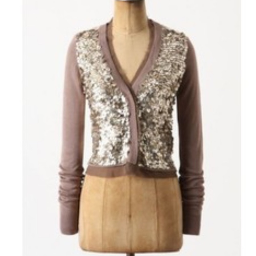 ANTHROPOLOGIE: John & Jenn Sequin Cardigan
