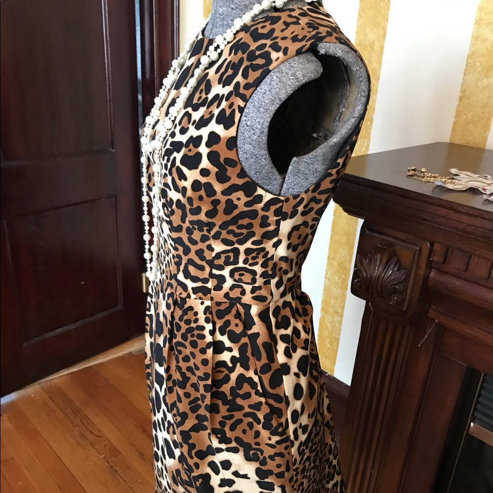 Leopard dress size 8 - Picture 2 of 4