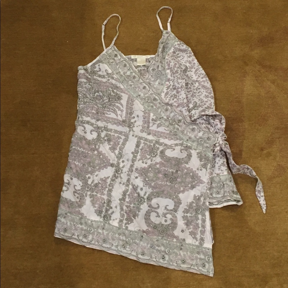 BRAND NEW Gold Hawk Silk Top