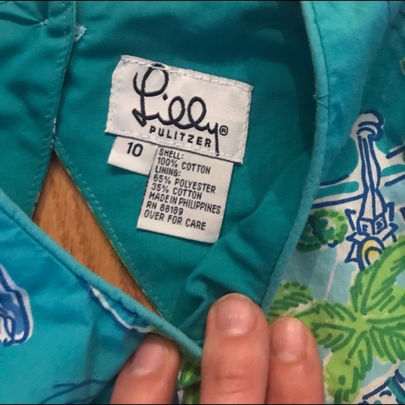 EUC Lilly Pulitzer kids dress - Picture 3 of 3