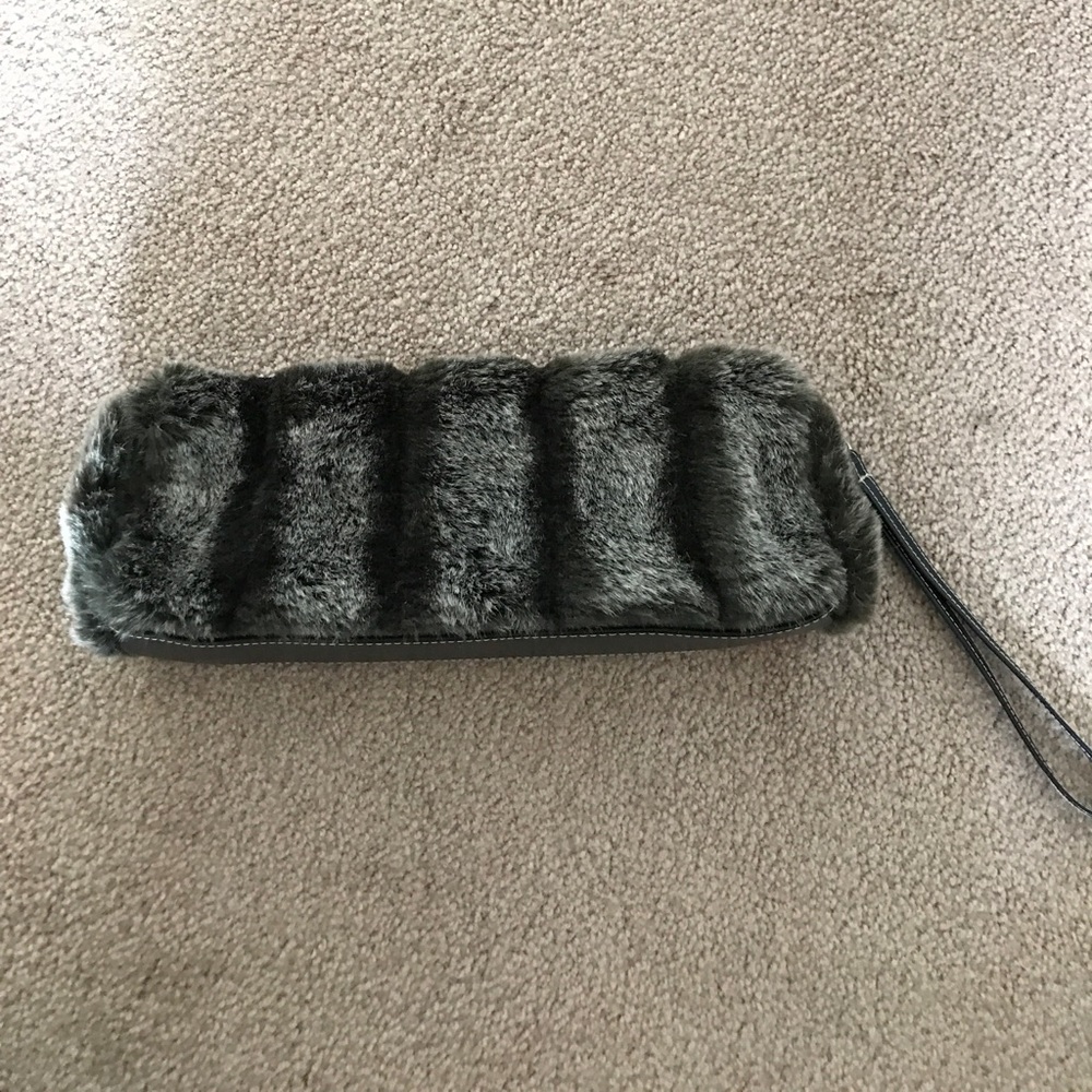 Fabulous fur wristlet clutch