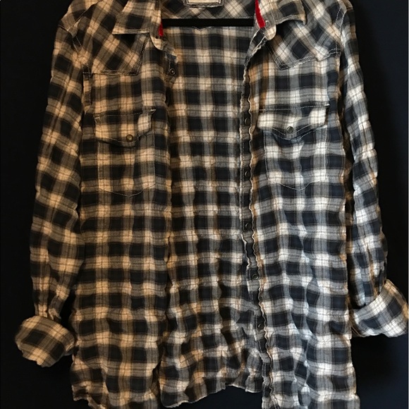 Express Brand men's flannel - Picture 3 of 4