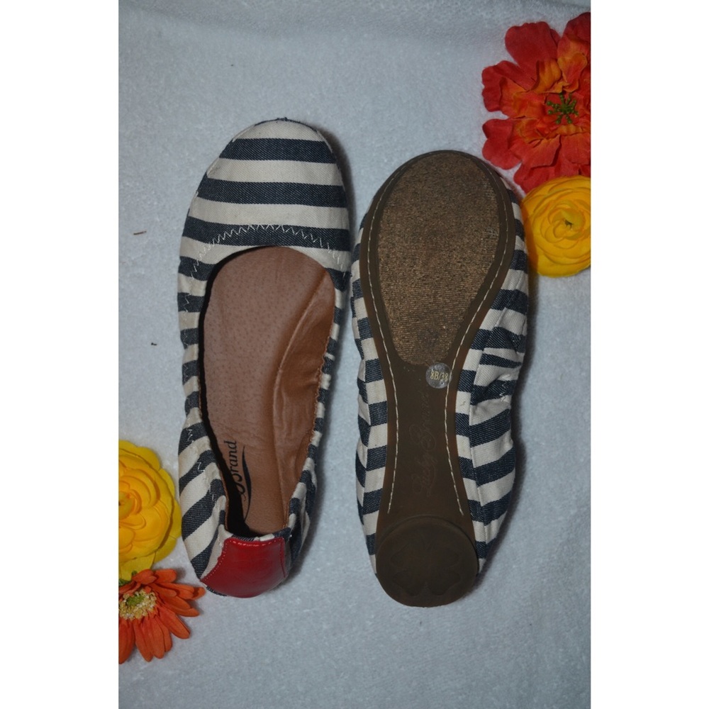 Lucky brand striped flats