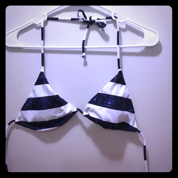 Victoria's Secret Other - VS Beach Sexy Navy Sequin and White Bikini