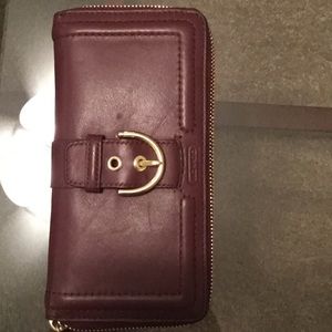Coach leather wallet