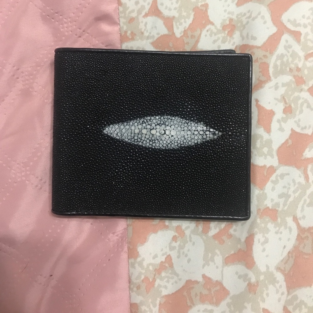 Genuine sting ray wallet